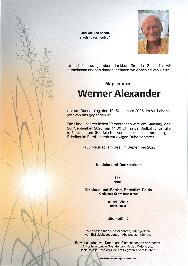 Parte Werner Alexander